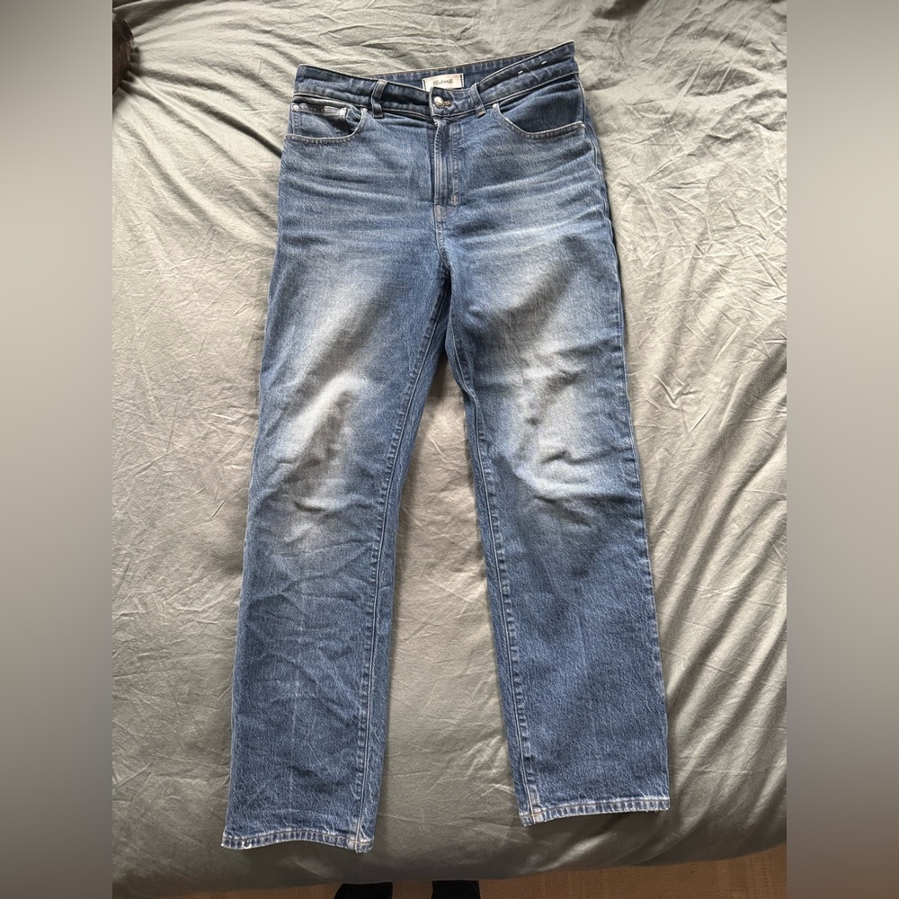 Madewell longline straight jeans sz 29
